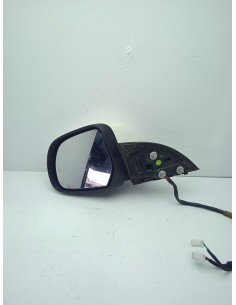 Recambio de retrovisor izquierdo para nissan leaf referencia OEM IAM 963023NL3B COLOR BLANCO 7 Y 4 PINES