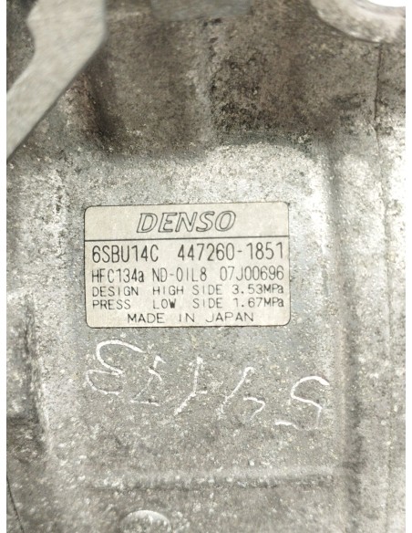 Recambio de compresor aire acondicionado para bmw serie 1 berlina (e81/e87) 118i referencia OEM IAM 4472601851  