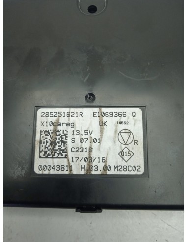 Recambio de modulo electronico para renault zoe (bfm_) zoe referencia OEM IAM 285251621R  