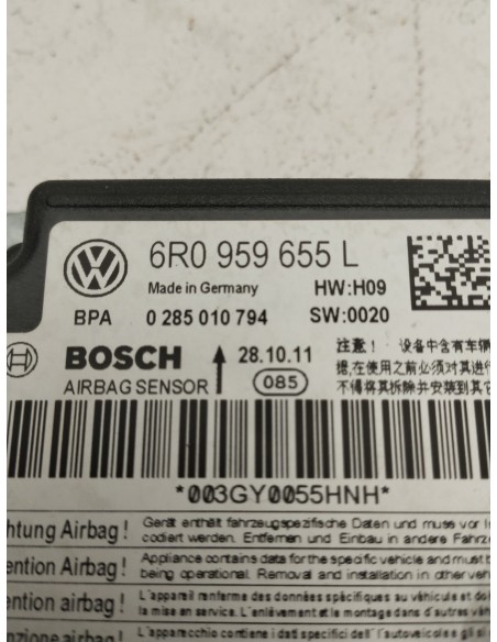 Recambio de centralita airbag para skoda fabia combi (5j5) 1.6 tdi referencia OEM IAM 6R0959655L  
