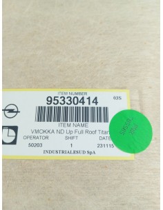 Recambio de techo interior para opel mokka / mokka x (j13) 1.6 cdti (_76) referencia OEM IAM 95330414   2