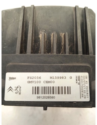 Recambio de electroventilador para citroën c3 iii (sx) 1.2 vti 82 referencia OEM IAM 9812028580  