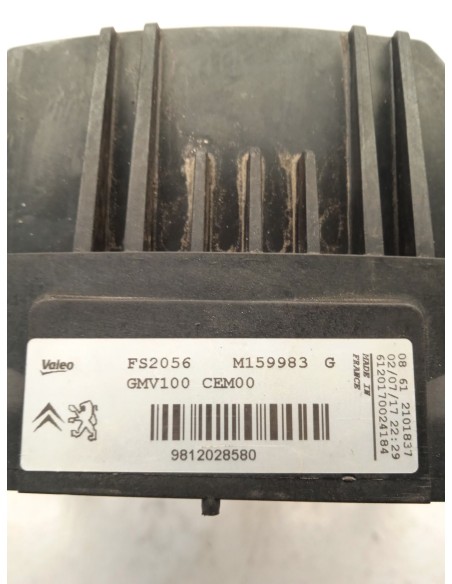 Recambio de electroventilador para citroën c3 iii (sx) 1.2 vti 82 referencia OEM IAM 9812028580  