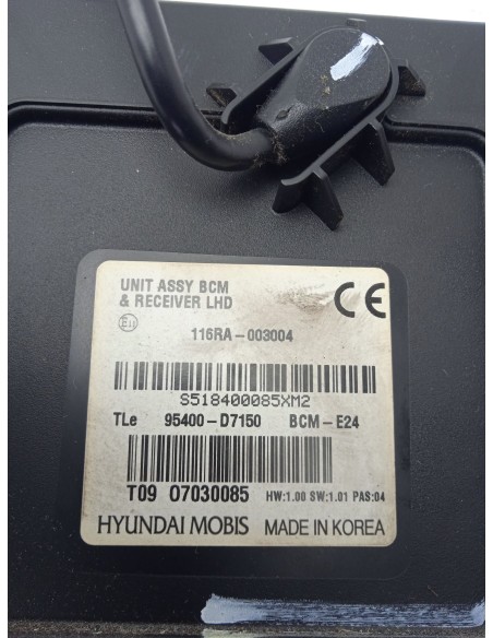 Recambio de modulo electronico para hyundai tucson essence bluedrive 2wd referencia OEM IAM 95400D7150  