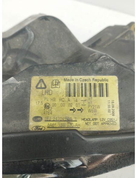 Recambio de faro izquierdo para ford fiesta (cb1) ambiente referencia OEM IAM 8A6113W030AH  