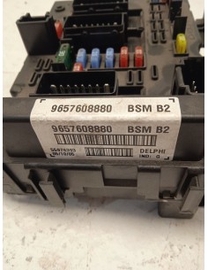 Recambio de caja reles / fusibles para peugeot 206 berlina e-music referencia OEM IAM 9657608880   2