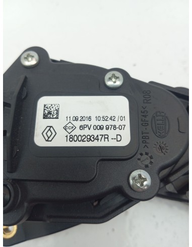 Recambio de potenciometro pedal para renault captur dynamique referencia OEM IAM 180029347R  