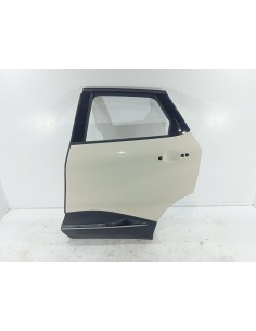 Recambio de puerta trasera izquierda para renault captur dynamique referencia OEM IAM 821012117R COLOR BLANCO 