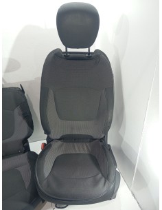 Recambio de juego asientos completo para renault captur dynamique referencia OEM IAM  TELA GRIS / NEGRO 2