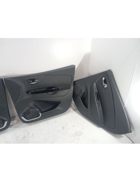 Recambio de juego asientos completo para renault captur dynamique referencia OEM IAM  TELA GRIS / NEGRO