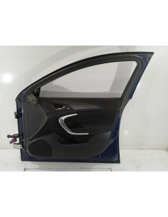 Recambio de puerta delantera derecha para opel insignia sports tourer 2.0 cdti cat referencia OEM IAM 124328 COLOR AZUL OSCURO  2
