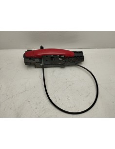 Recambio de maneta exterior trasera izquierda para seat ibiza (6j5) 1.9 tdi referencia OEM IAM 5N0837205F COLOR ROJO 
