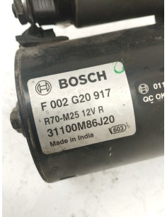Recambio de motor arranque para suzuki swift azg (nz) glx referencia OEM IAM F002G20917   2