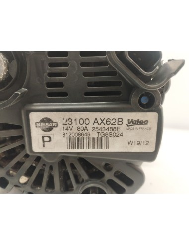 Recambio de alternador para nissan note (e11, ne11) 1.4 referencia OEM IAM 23100AX62B  