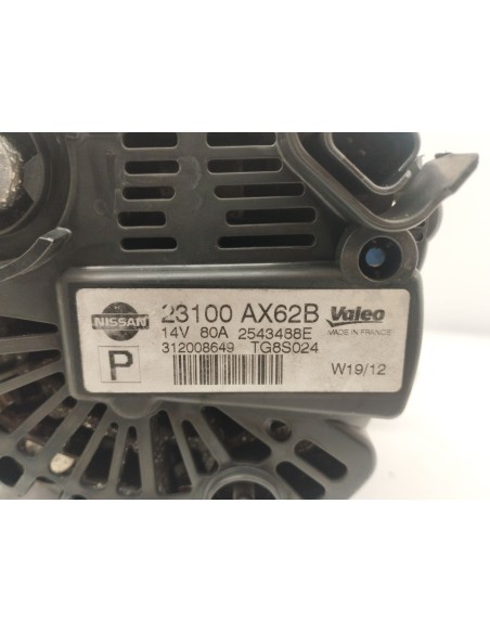 Recambio de alternador para nissan note (e11, ne11) 1.4 referencia OEM IAM 23100AX62B  