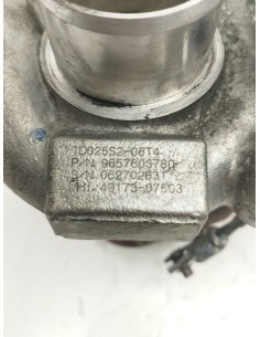 Recambio de turbocompresor para peugeot 207 xs pack referencia OEM IAM 9657603780   2