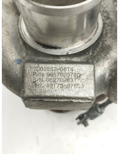 Recambio de turbocompresor para peugeot 207 xs pack referencia OEM IAM 9657603780  