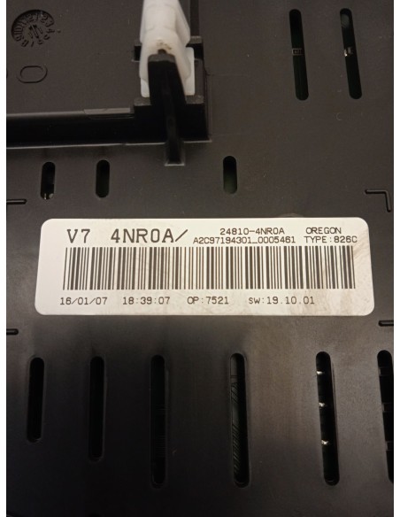 Recambio de cuadro instrumentos para nissan leaf acenta referencia OEM IAM 248104NR0A  