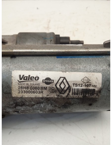 Recambio de motor arranque para dacia sandero laureate referencia OEM IAM 233000603R  