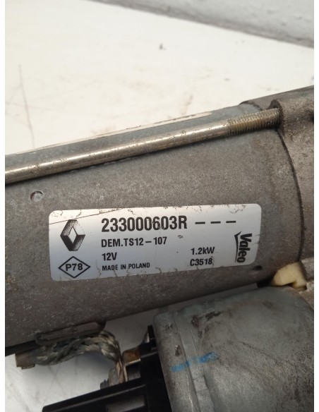 Recambio de motor arranque para dacia sandero laureate referencia OEM IAM 233000603R  