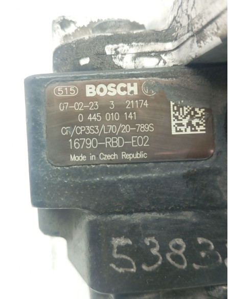 Recambio de bomba inyeccion para honda cr-v (re) elegance referencia OEM IAM 16790RBDE02  