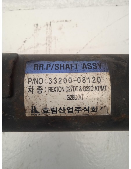 Recambio de transmision central para ssangyong rexton / rexton ii (gab_) 2.7 xdi referencia OEM IAM 3320008120  