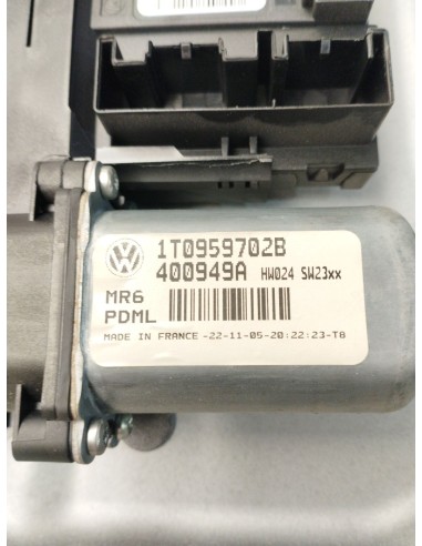 Recambio de elevalunas delantero derecho para volkswagen touran (1t1) trendline referencia OEM IAM 1T1837462B  