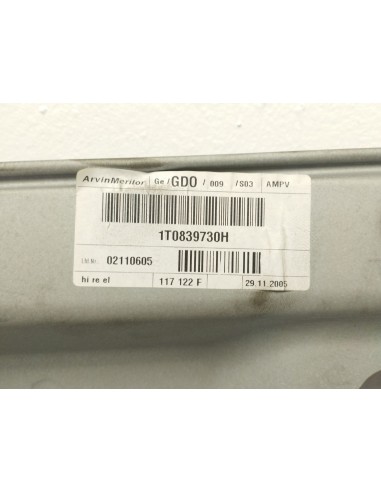 Recambio de elevalunas trasero derecho para volkswagen touran (1t1) trendline referencia OEM IAM 1K0959704B  