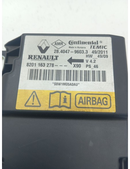 Recambio de centralita airbag para dacia sandero referencia OEM IAM   