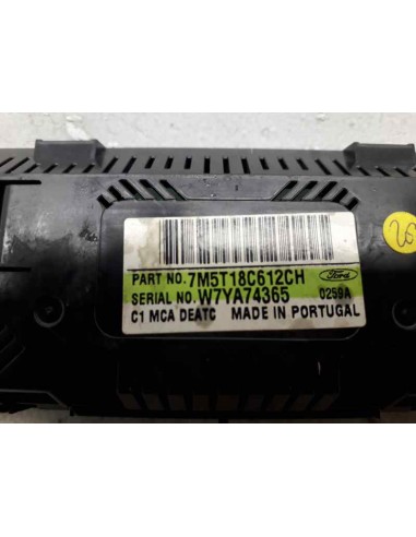 Recambio de mando climatizador para ford kuga (cbv) 2.0 tdci cat referencia OEM IAM 7M5T18C612CH  