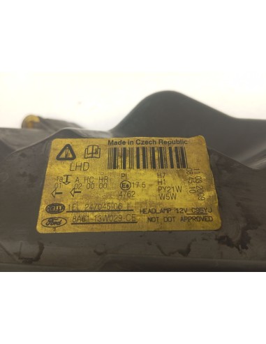 Recambio de faro derecho para ford fiesta vi (cb1, ccn) 1.6 tdci referencia OEM IAM 8A6113W029CE  