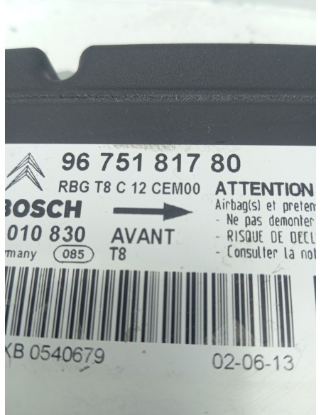 Recambio de centralita airbag para peugeot 5008 active referencia OEM IAM   
