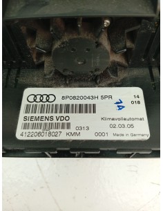 Recambio de mando climatizador para audi a3 (8p) 1.9 tdi ambiente referencia OEM IAM 8P0820043H   2
