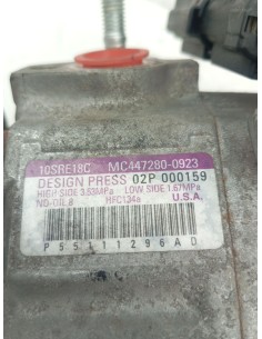 Recambio de compresor aire acondicionado para jeep compass sport 4x2 referencia OEM IAM MC4472800923   2