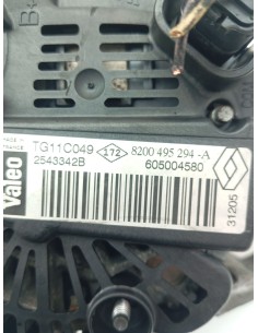 Recambio de alternador para renault scénic ii (jm0/1_) 1.9 dci (jm14) referencia OEM IAM 8200495294A   2