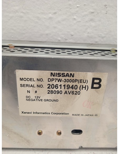 Recambio de pantalla multifuncion para nissan primera berlina (p12) acenta referencia OEM IAM 28090AV620  
