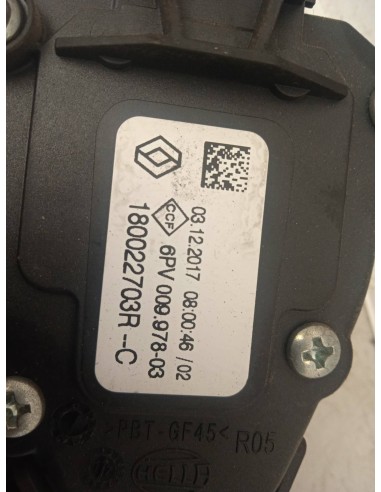 Recambio de potenciometro pedal para dacia sandero 0.9 tce cat (bivalent. gasolina / gpl) referencia OEM IAM 180022703R  