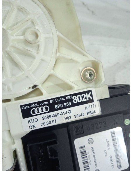 Recambio de elevalunas delantero derecho para audi a3 sportback (8p) 2.0 tdi ambition referencia OEM IAM 8P4837462C  