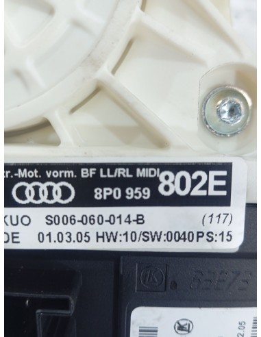 Recambio de elevalunas delantero derecho para audi a3 (8p) 1.9 tdi ambiente referencia OEM IAM 8P0959802E  