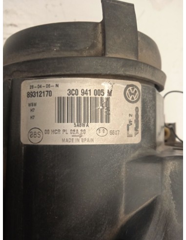 Recambio de faro izquierdo para volkswagen passat b6 (3c2) 1.9 tdi referencia OEM IAM 3C0941005M  
