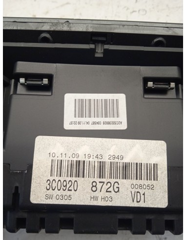 Recambio de cuadro instrumentos para volkswagen passat variant (3c5) edition plus referencia OEM IAM 3C092872G  