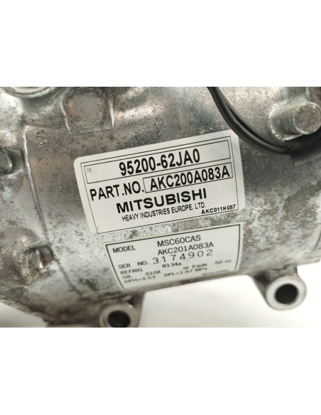 Recambio de compresor aire acondicionado para suzuki swift berlina (mz) gl (3-ptas.) referencia OEM IAM 9520062JA0  