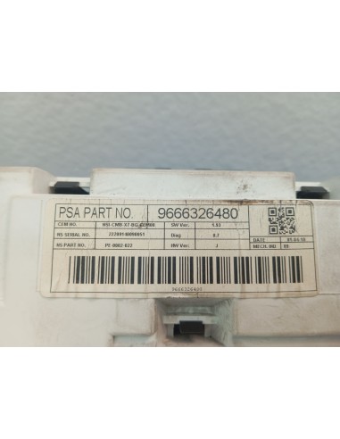 Recambio de cuadro instrumentos para citroën c5 berlina premier referencia OEM IAM 9666326480  