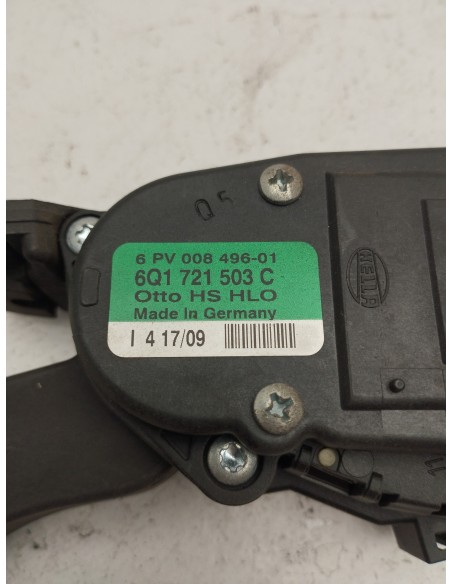 Recambio de potenciometro pedal para seat ibiza (6j5) 1.9 tdi referencia OEM IAM 6Q1721503C  