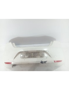 Recambio de paragolpes trasero para seat leon (1p1) 1.9 tdi referencia OEM IAM 1P0807421 COLOR BLANCO  2
