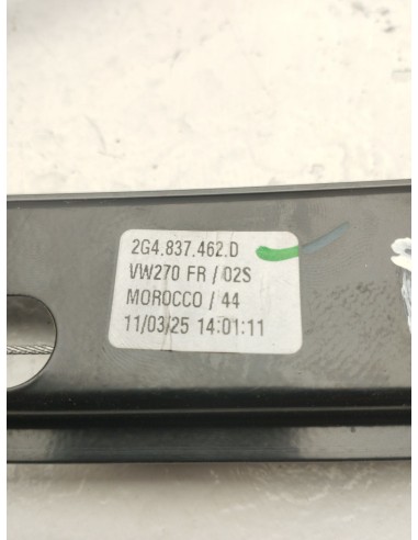 Recambio de elevalunas delantero derecho para volkswagen taigo (cs1) 1.0 tsi referencia OEM IAM 2G4837462D  