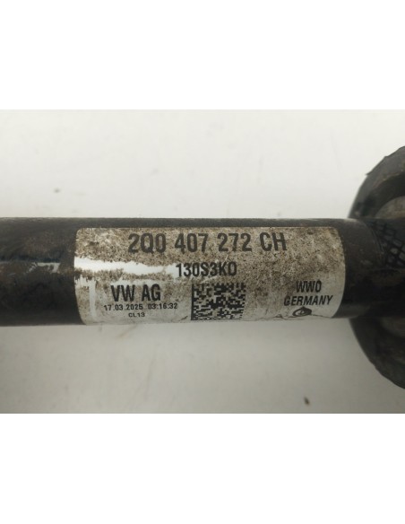 Recambio de transmision delantera derecha para volkswagen taigo (cs1) 1.0 tsi referencia OEM IAM 2Q0407272CH  
