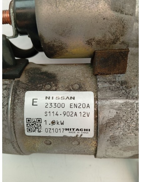 Recambio de motor arranque para nissan qashqai (j10) acenta referencia OEM IAM 23300EN20A  