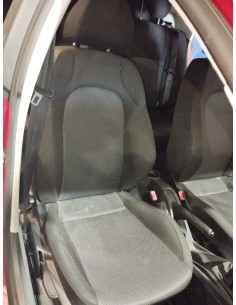 Recambio de asiento delantero derecho para seat ibiza (6j5) 1.9 tdi referencia OEM IAM 6R4881046G TELA GRIS Y NEGRA 