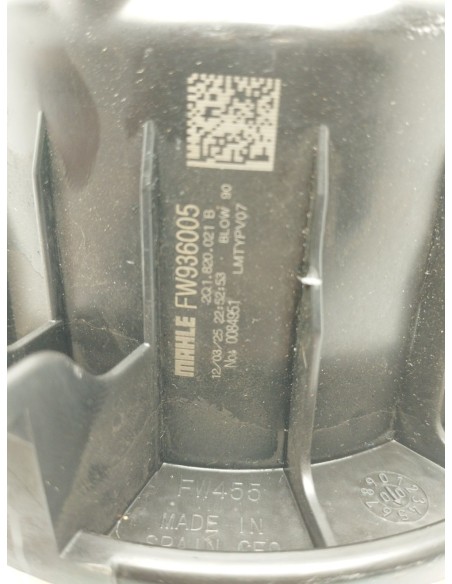 Recambio de motor calefaccion para volkswagen taigo (cs1) 1.0 tsi referencia OEM IAM 2Q1820021  